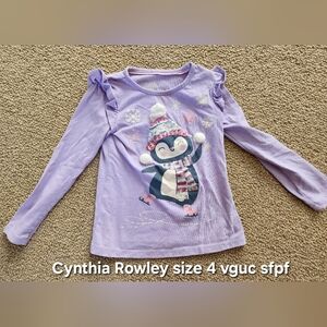 Cynthia Rowley Penguin Kids Long Sleeve Tee